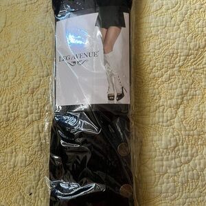 SOLD Leg Avenue Black Thigh High leg warmers with buttons